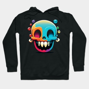 Happy yellow skull Hoodie